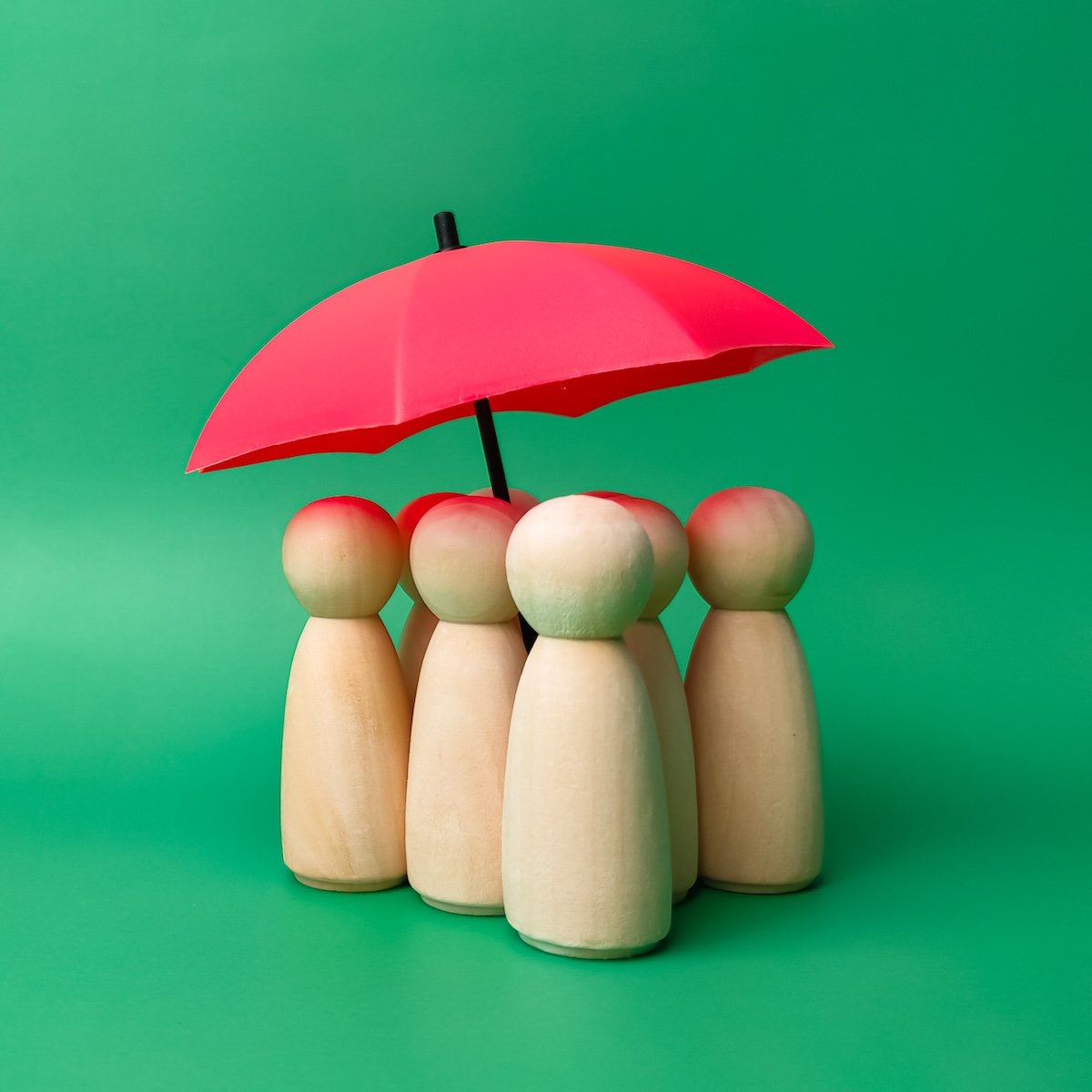 blocks-umbrella-support-concept