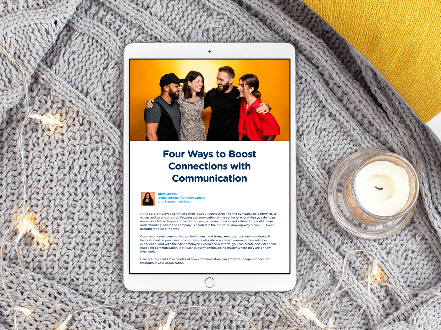 Four Ways to Boost Connections with Communication | RGER mini eBook